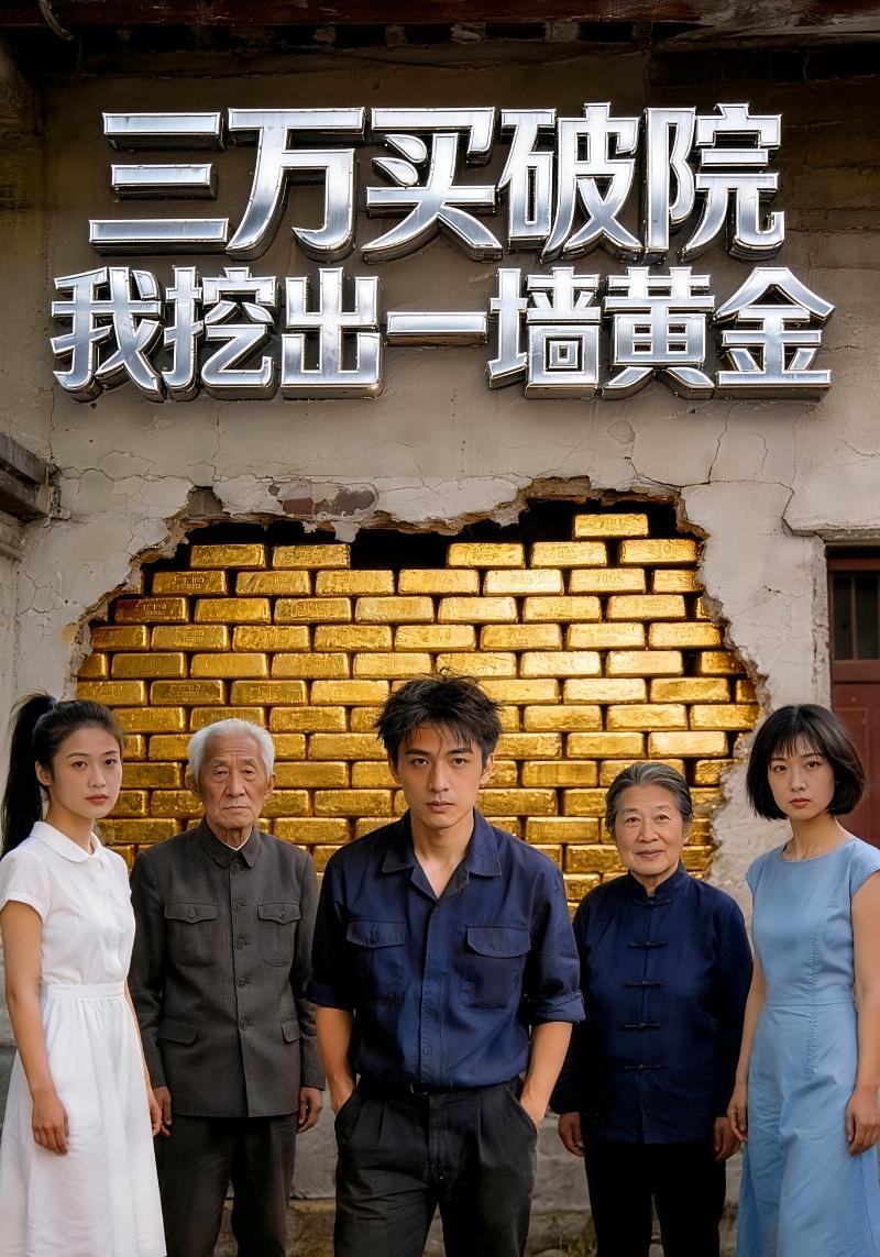 三万买破院，我挖出一墙黄金   Ai
